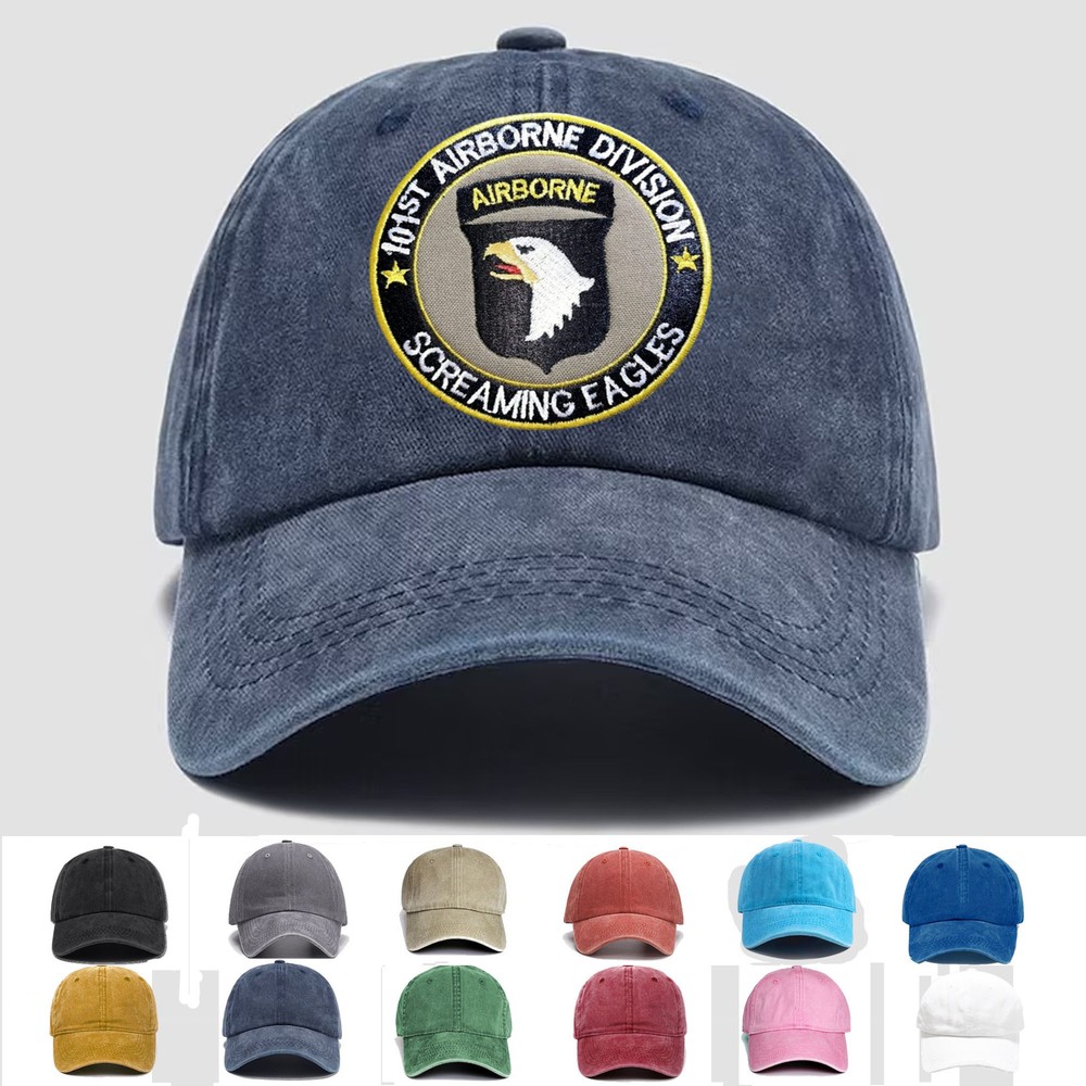 Custom Embroidered US Army 101st Airborne Screaming Eagles Hat - Perfect Gift  