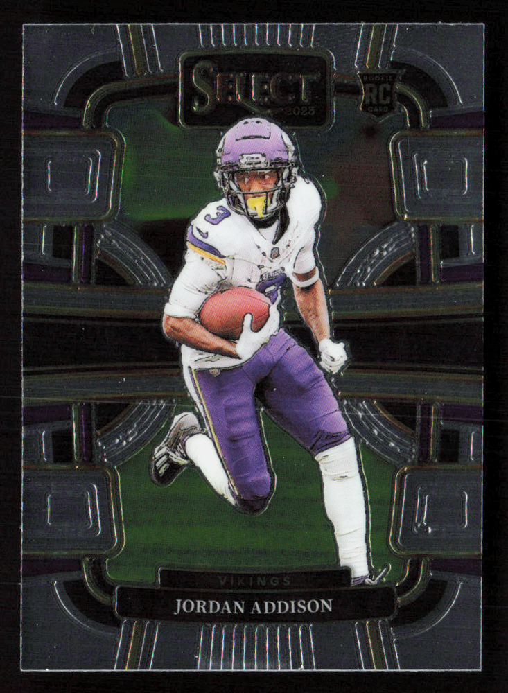 2023 Panini Select Concourse Jordan Addison #66 Rookie Minnesota Vikings RC