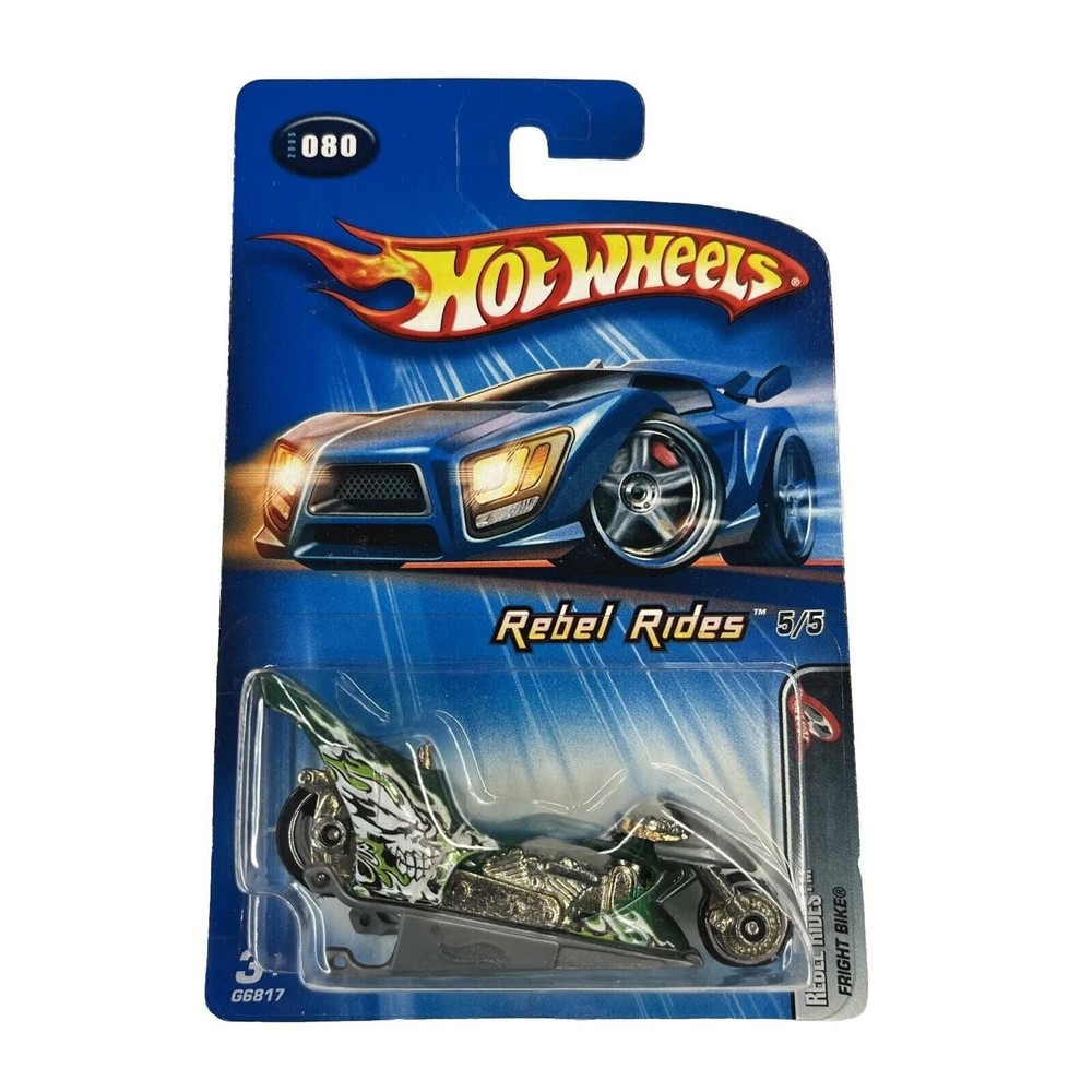 Hot Wheels Rebel Rides Fright Bike in Vibrant Green