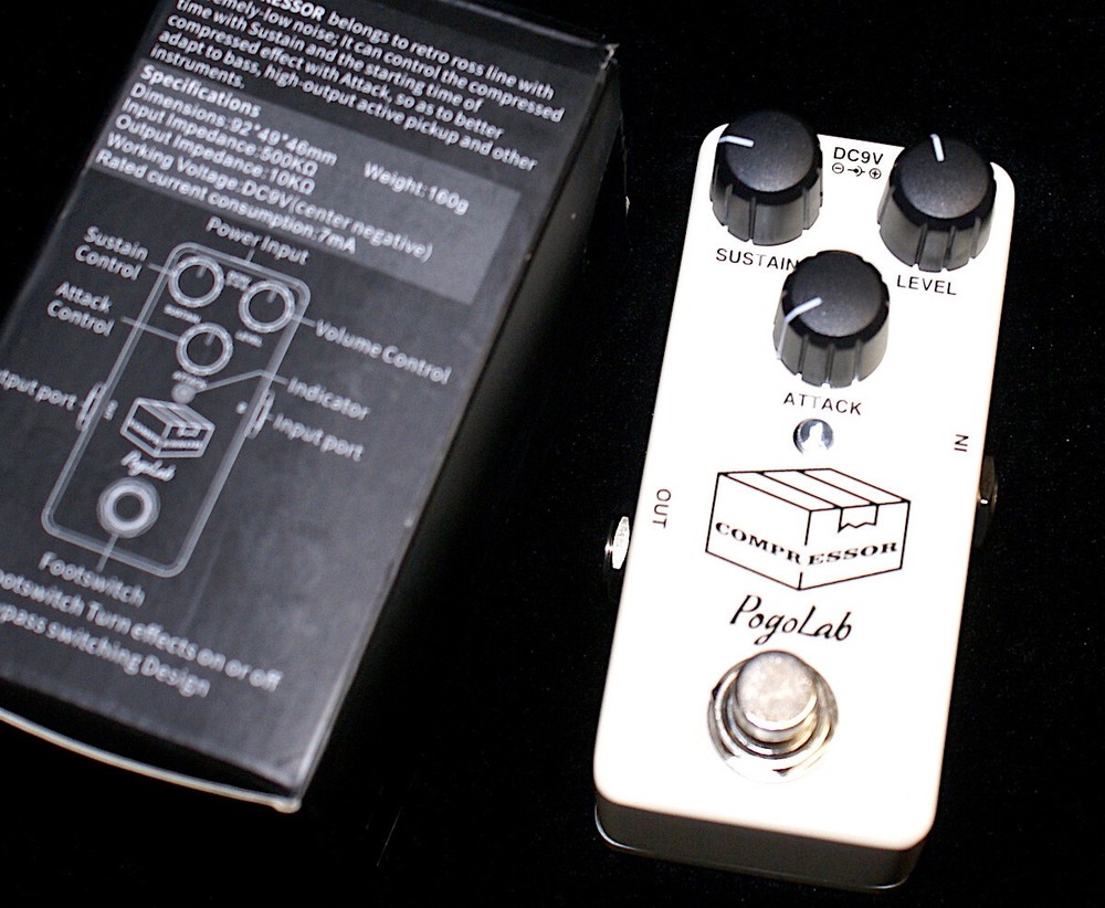 POGOLAB Compressor Guitar Effect Pedal