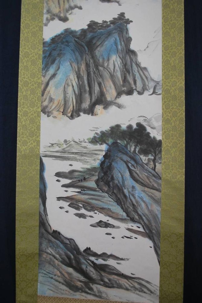 Hanging Scroll Gogake/Landscape/ Treasure Ship N-332