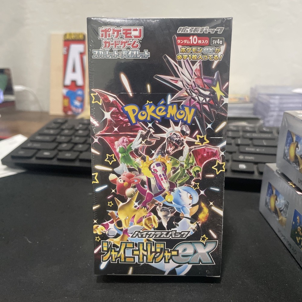 Pokémon Scarlet & Violet Shiny Treasure ex Booster Box Japanese NEW in shrink!