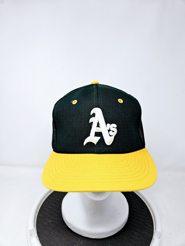 Vintage 1980s Oakland Athletics Sports Specialties Trucker Hat MLB NWOT