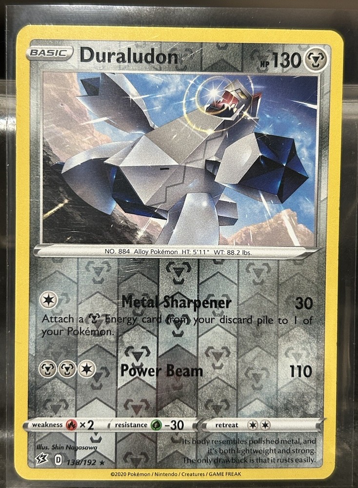 Reverse Holo Duraludon 138/192 Rare Rebel Clash