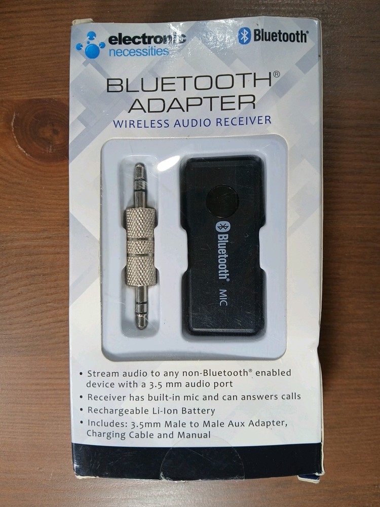 Wireless 3.5mm Bluetooth Adapter with Built-in Mic for Seamless Audio Streaming