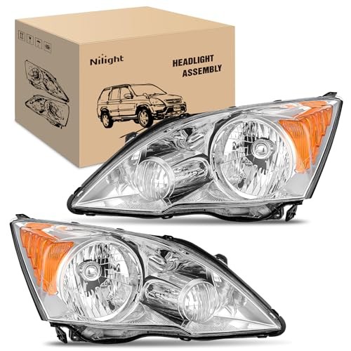 2011–13 Hyundai Elantra Headlight Assembly Black Housing Amber Reflector