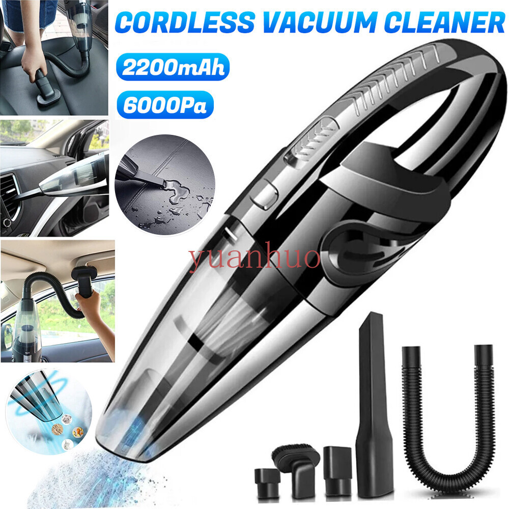Handheld Vacuum Cordless Hand Vacuum Cleaner Rechargeable Home Hand Wet&Dry Vac