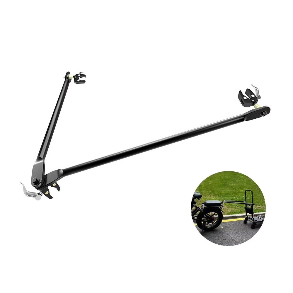 Bike Trailer Connector, Portable Folding Bicycle Trailer with Quick Release C...