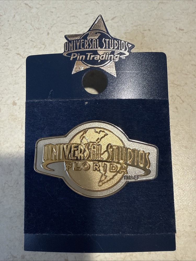 Rare Classic Universal Studios Florida Logo Universal Studios Lapel Pin