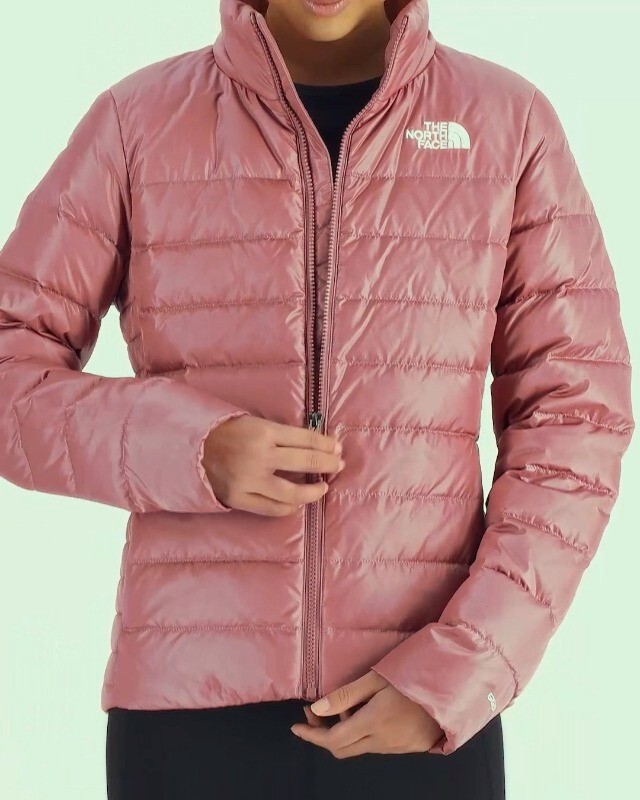 North Face Aconcagua Winter Down Puffer Jacket in Pink - Women's XS