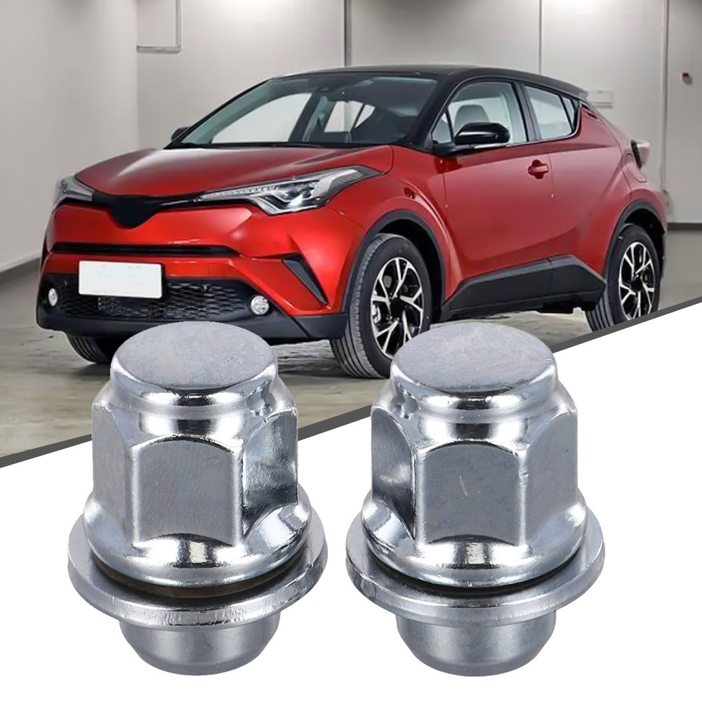 Lug Nut Pair in Stylish Chrome Finish for Toyotas & For Lexuses 9094201033