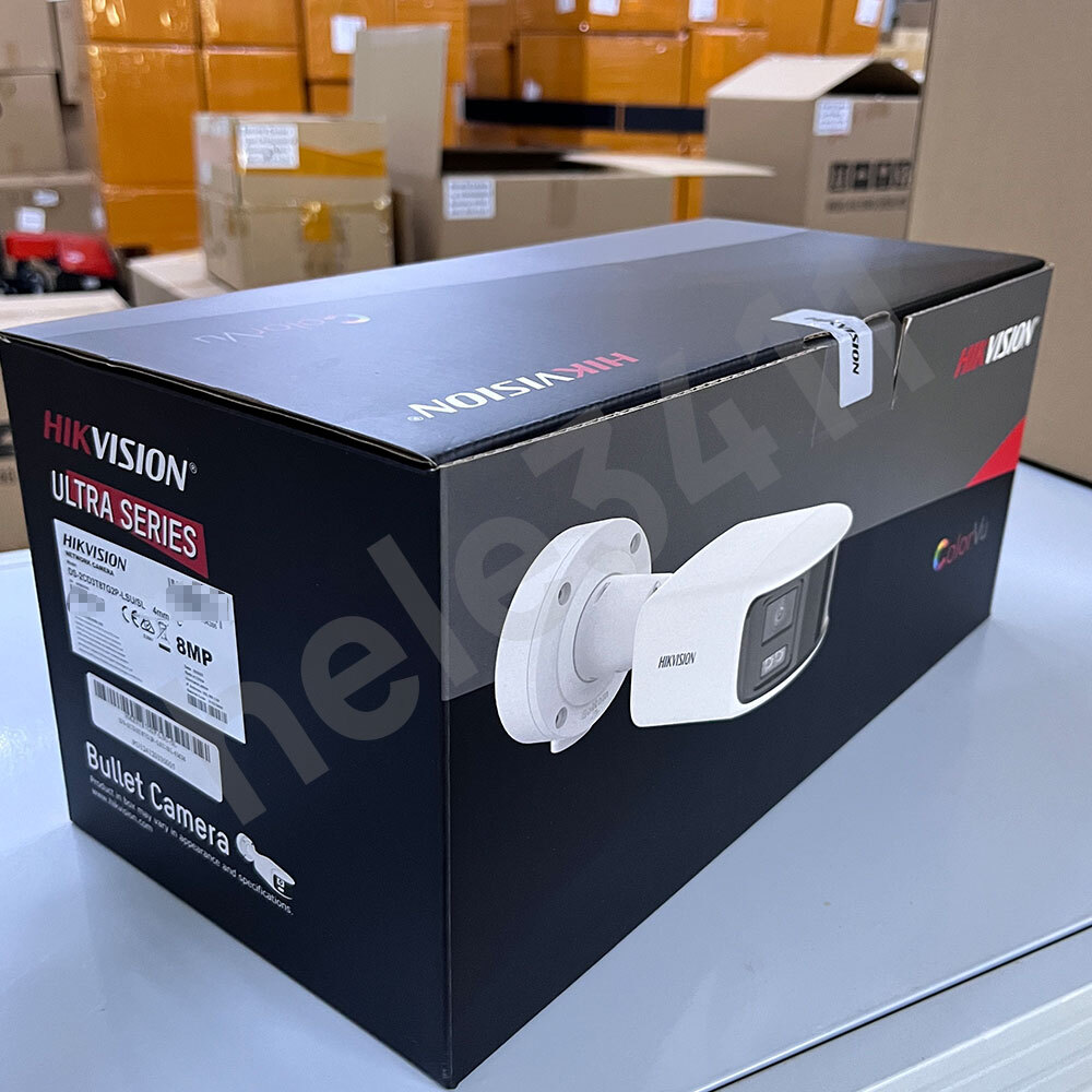 Hikvision DS-2CD3T87G2P-LSU/SL 4K Panoramic IP Camera ColorVu MIC Speaker POE