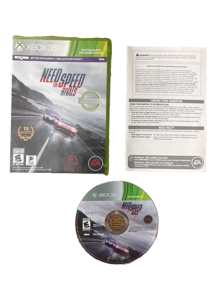 Need for Speed: Rivals (Xbox 360) CIB Tested