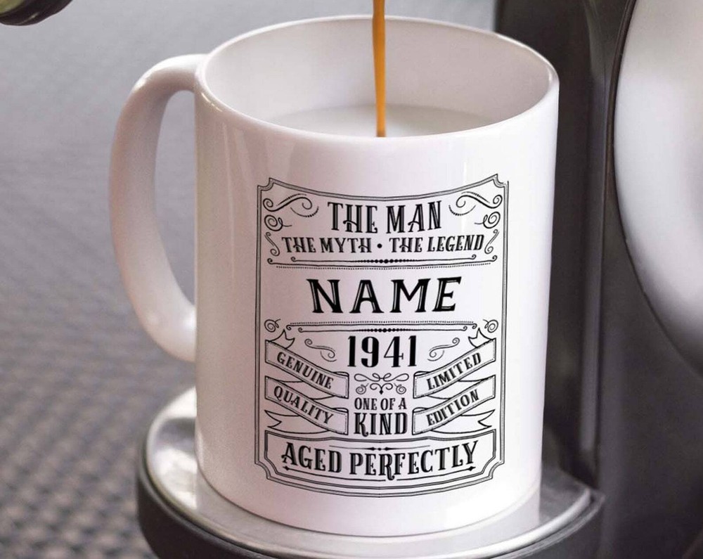 Personalised 80th Birthday Mug 80th Birthday Gift 1941 Birthday Gift Mug