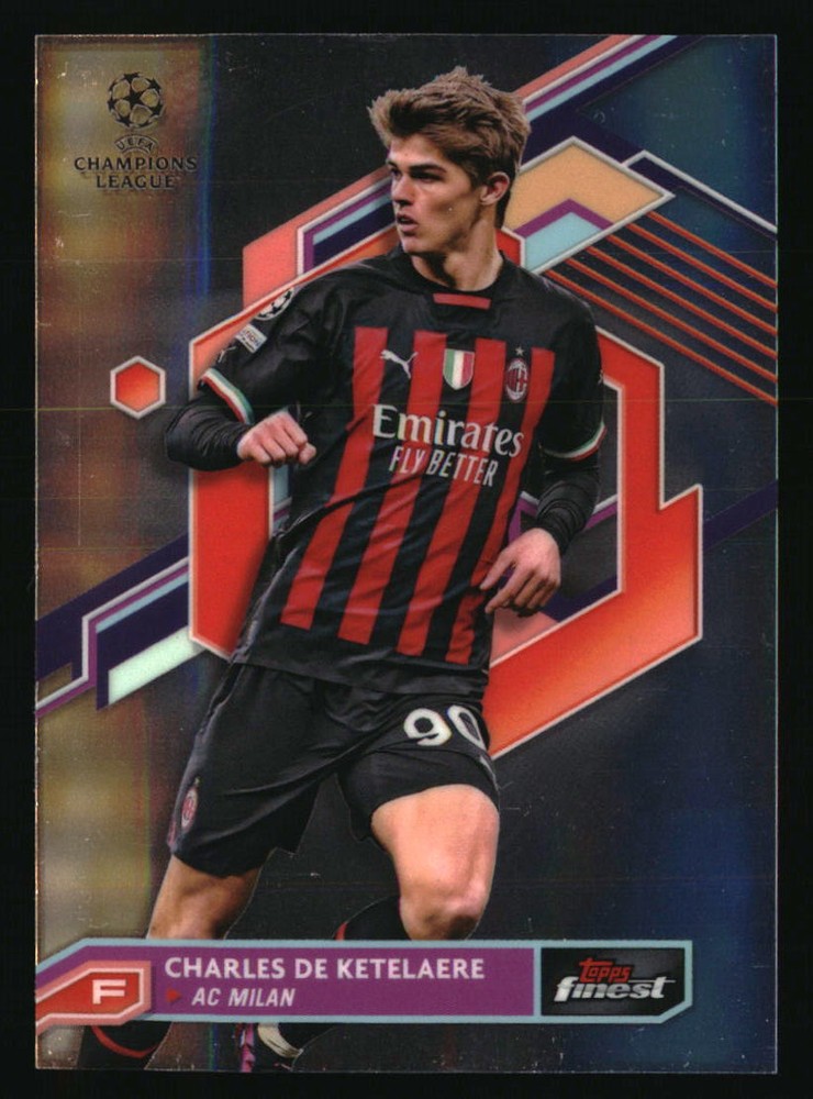 Charles De Ketelaere 2022-23 Finest UEFA Club Competitions #90 SOCCER Card