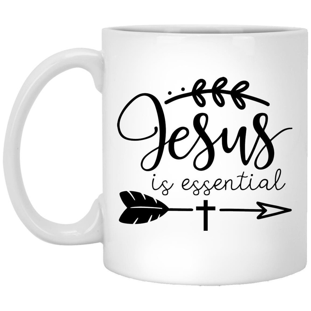 Jesus Is Essential Coffee Mug Christian Jesus Coffee Cup Coffee Mugs Gift For
