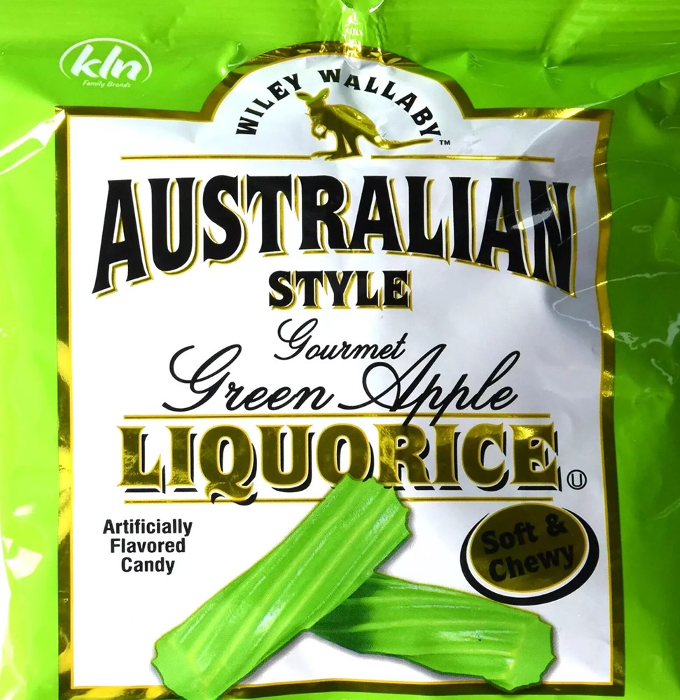 Green Apple Wiley Wallaby Licorice 3 LB Bulk Candy