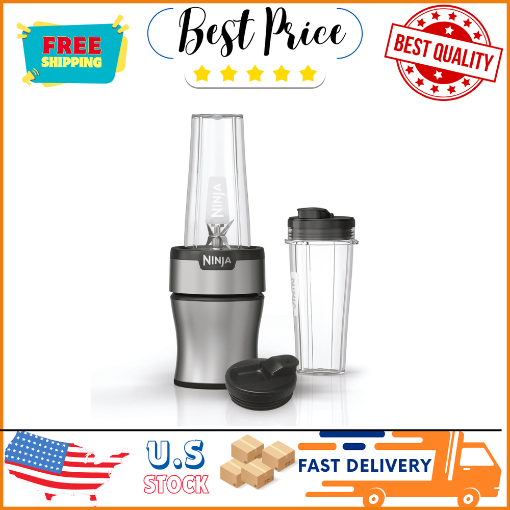 Ninja Nutri-Blender 700W with 2 20oz Dishwasher-Safe To-Go Cups