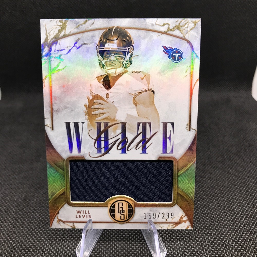 2024 Panini Gold Standard Football Will Levis Patch White Gold /299