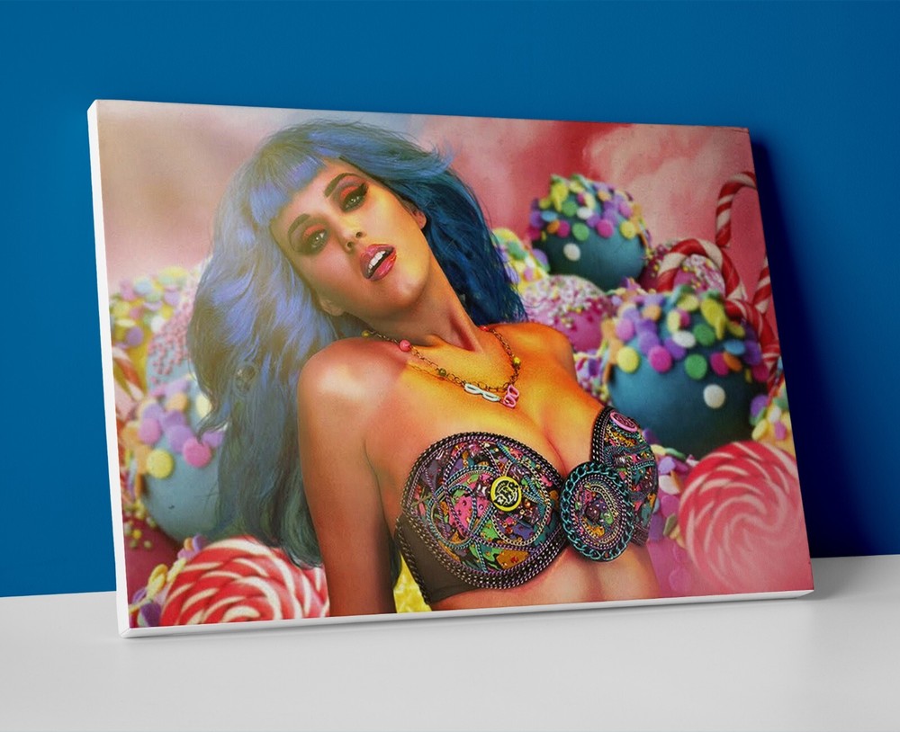 Katy Perry Stunning Hot Poster or Canvas Wall Art  