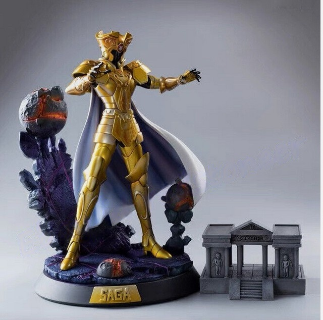 Saint Seiya Gemini SAGA 1/6 Resin GK Statue Anime Model In Stock Private Custom
