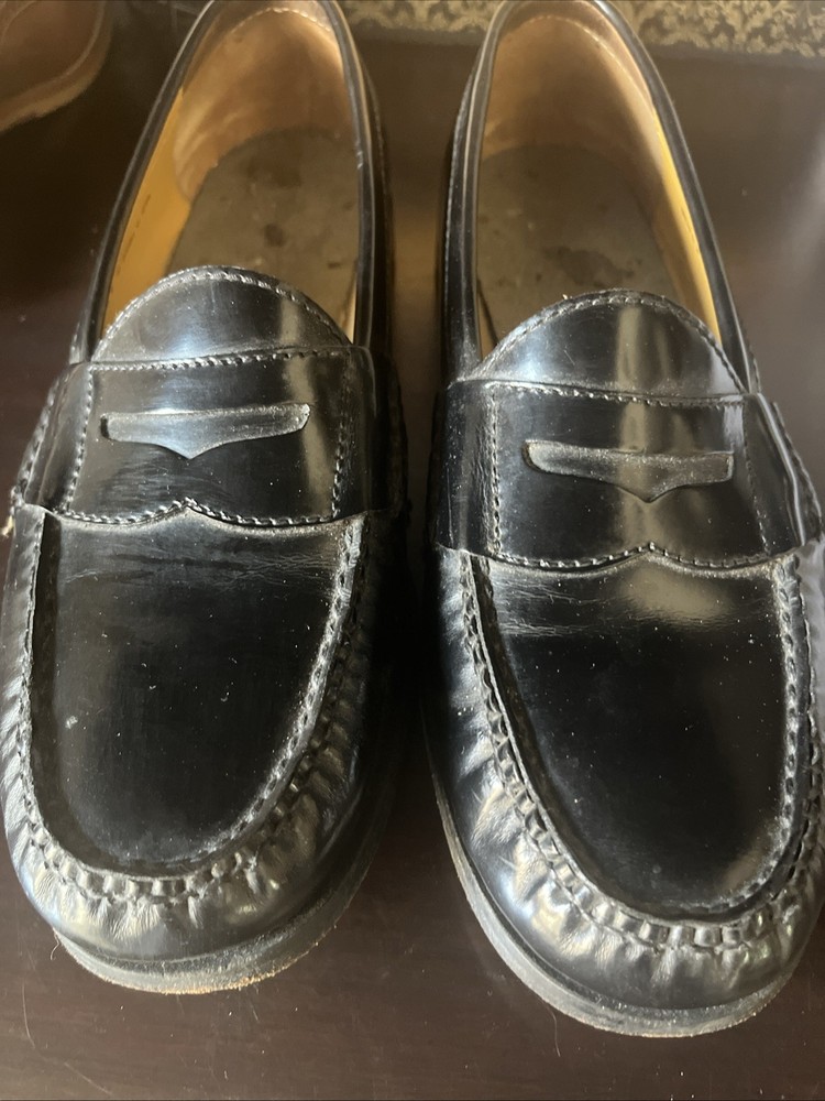 Men’s Cole Hahn Classic Black Penny Loafers 8D