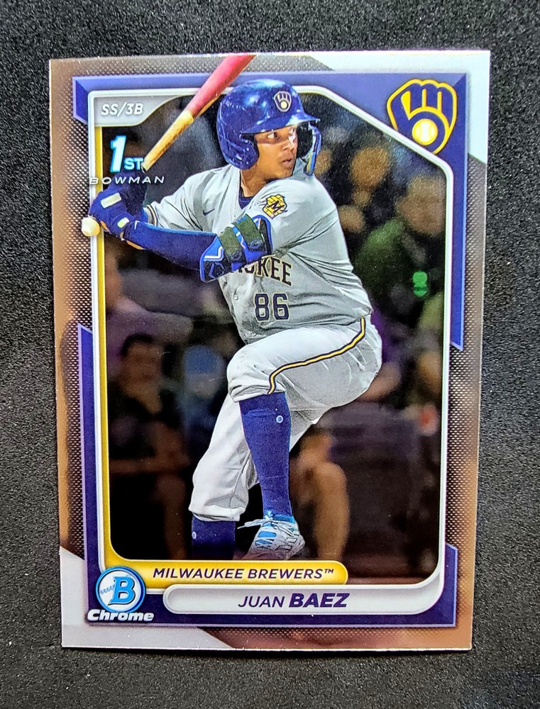 2024 Bowman Chrome Juan Baez BCP-160 Rookie Prospect Card