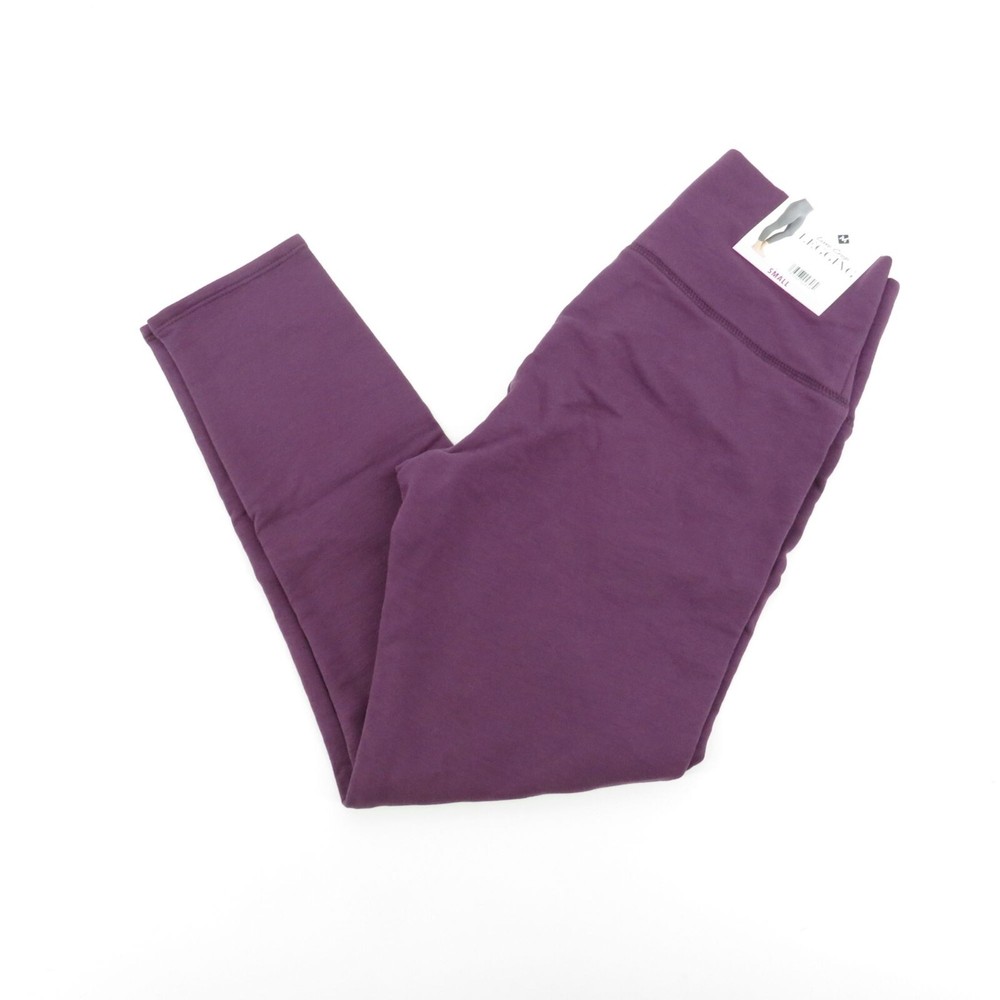 Members Mark Womens Purple Crop Leggings Size Small New With Tags-image