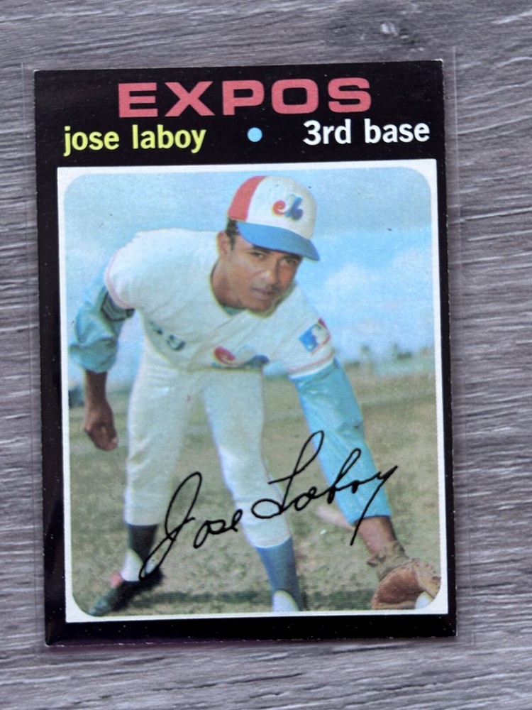 1971 Topps Jose Laboy #132 Montreal Expos Baseball Card
