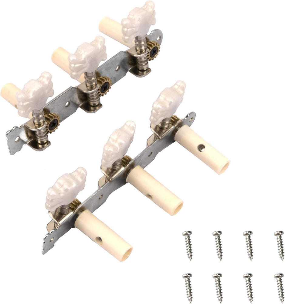 2Pcs Guitar Tuning Pegs Key Machine Heads Compatible with Classical Guitar