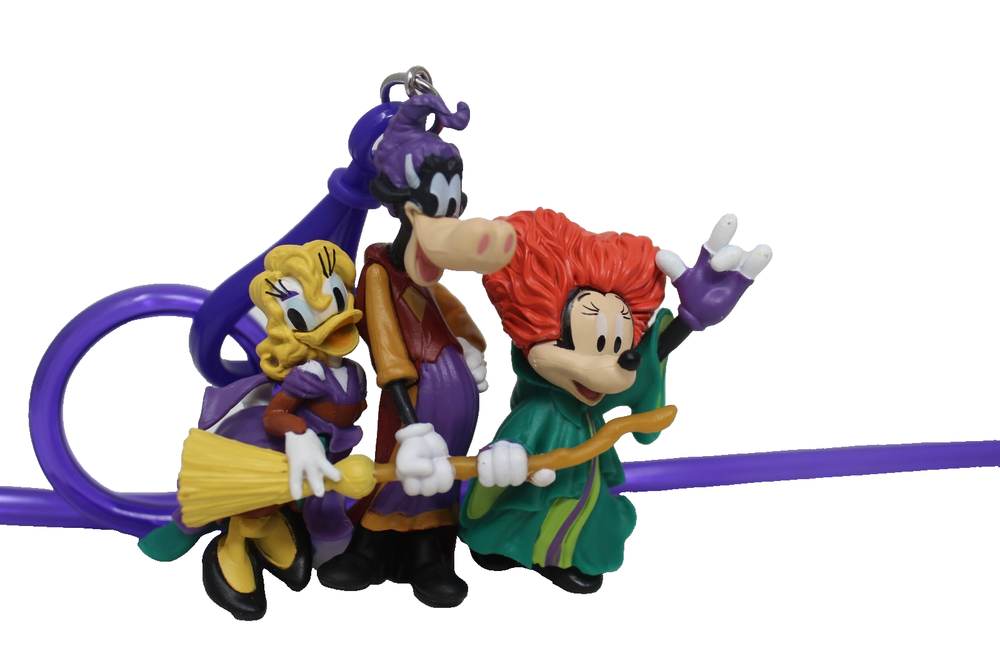 Disney Parks Sanderson Sisters Straw Clip Halloween Hocus Pocus Disneyland New