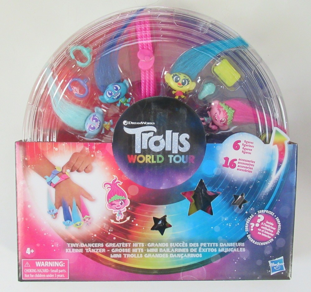 Hasbro Trolls Tiny Dancers Greatest Hits Wearable Poppy Pack