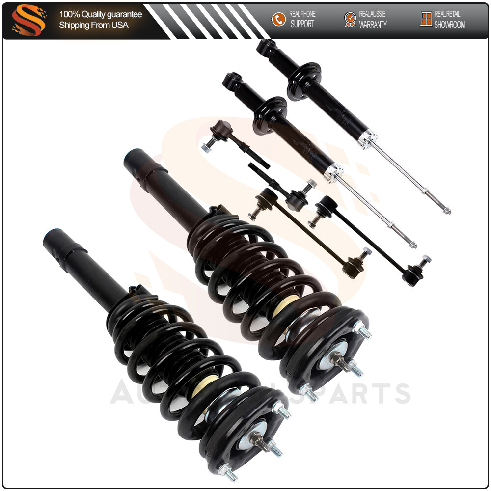 HYUNDAI SONATA 00-05 KIA OPTIMA Front Rear Struts Sway Bar Links Kit