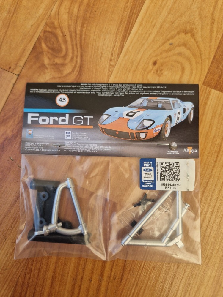 1/8 SCALE DEAGOSTINI BUILD YOUR OWN THE FORD GT40 CAR ISSUE PART 45