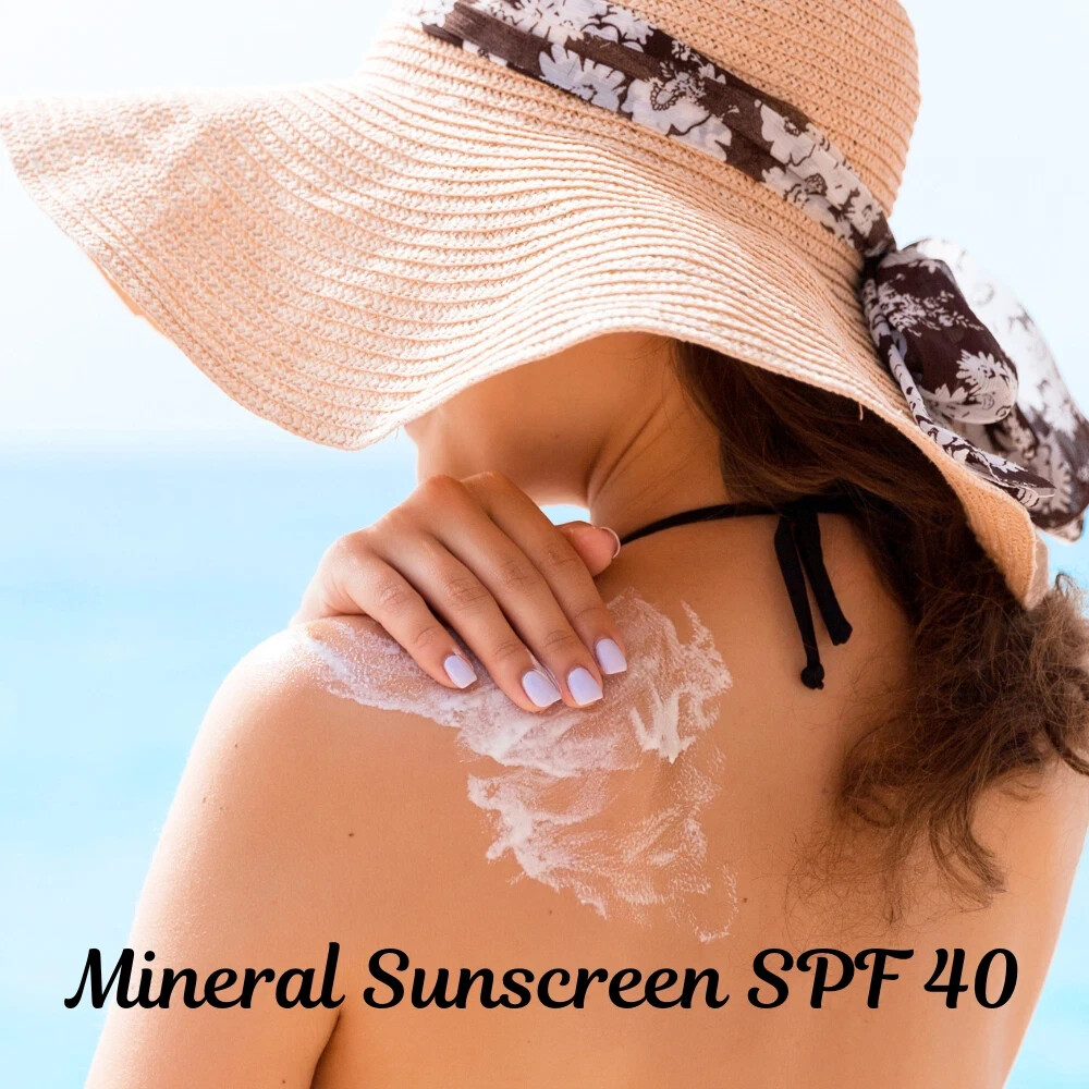 Beef Tallow Mineral Sunscreen with Organic Coconut Oil SPF 40 Broad Spectrum