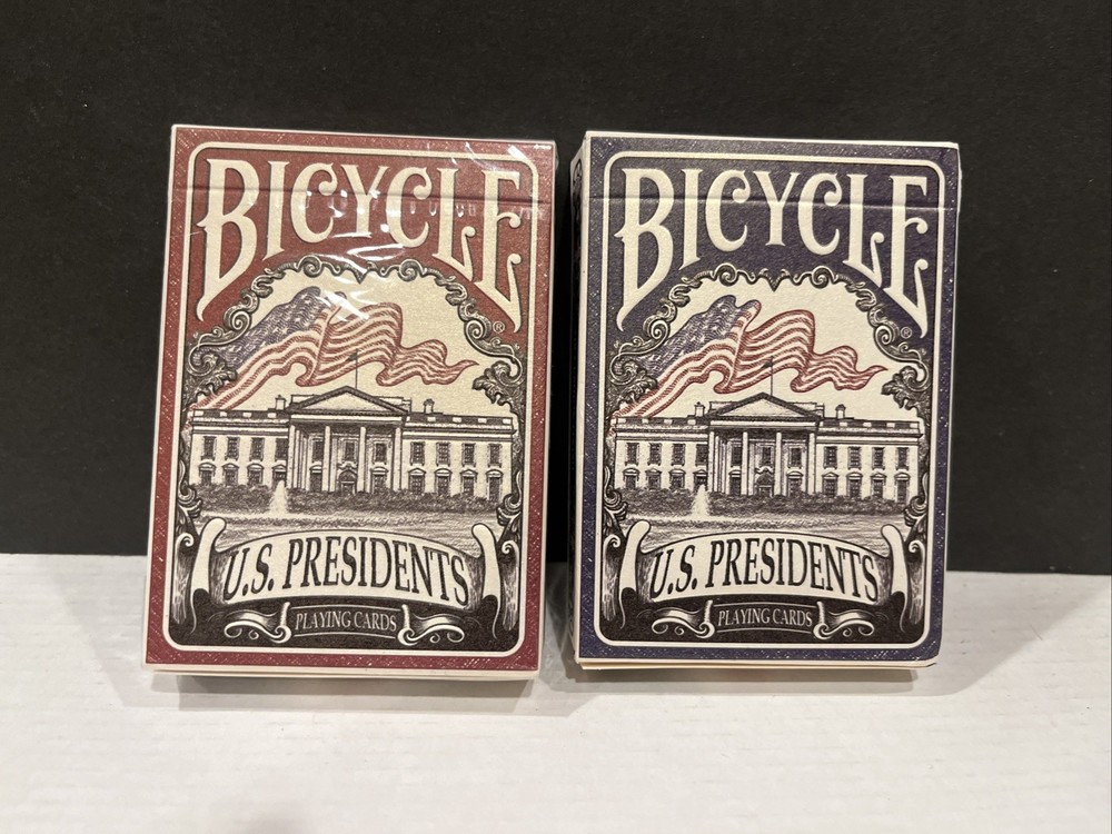 New Bicycle Playing Cards Deck US Presidents Red & Blue 2015 Edition