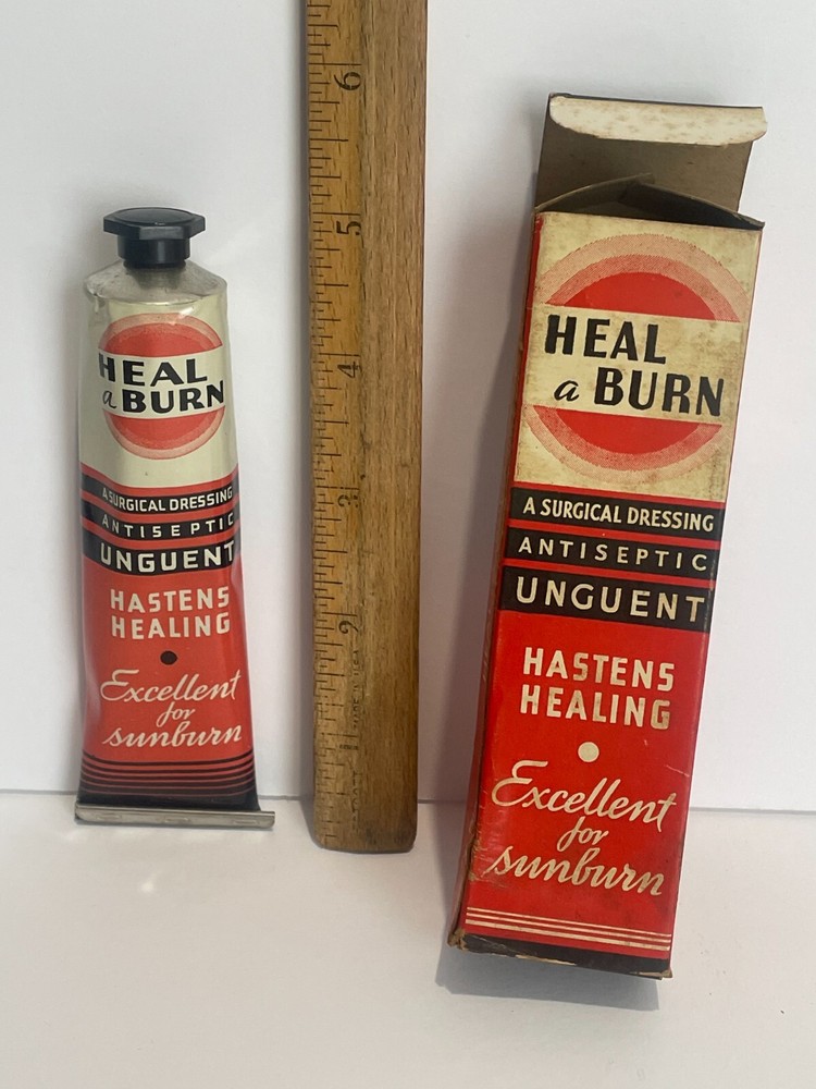Heal Burns Fast with Duquesne PA Antiseptic Unguent in Metal Tube and Box