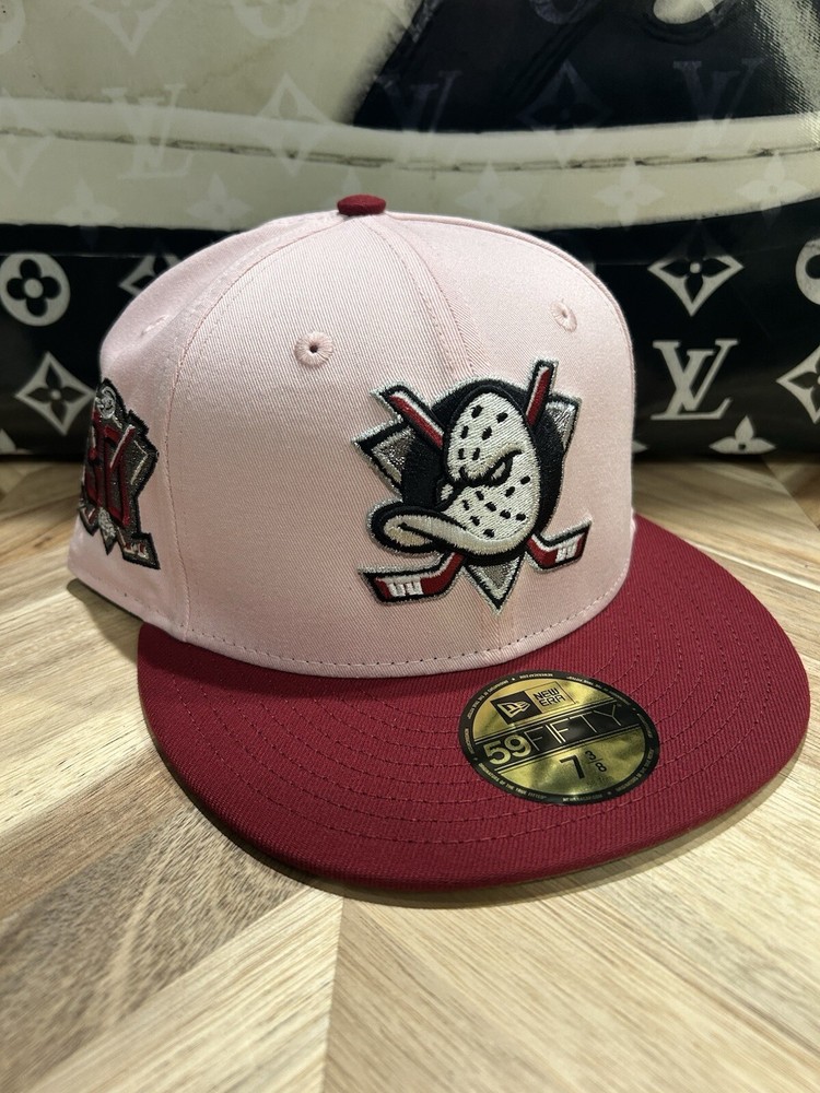New Era Topperz Valentines Day Pack Mighty Ducks Fitted 7 3/8 Pink Dome SFD