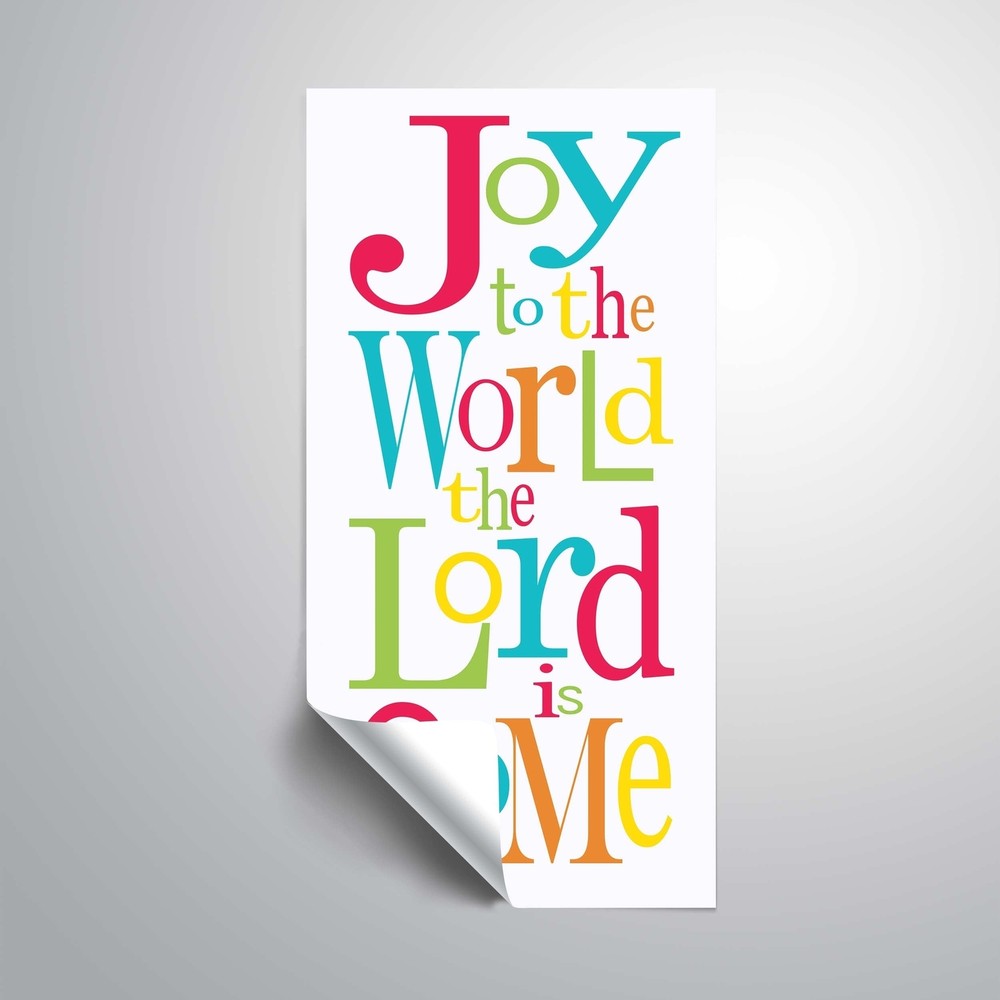 ArtWall Joy to the World Removable Wall Art Mural