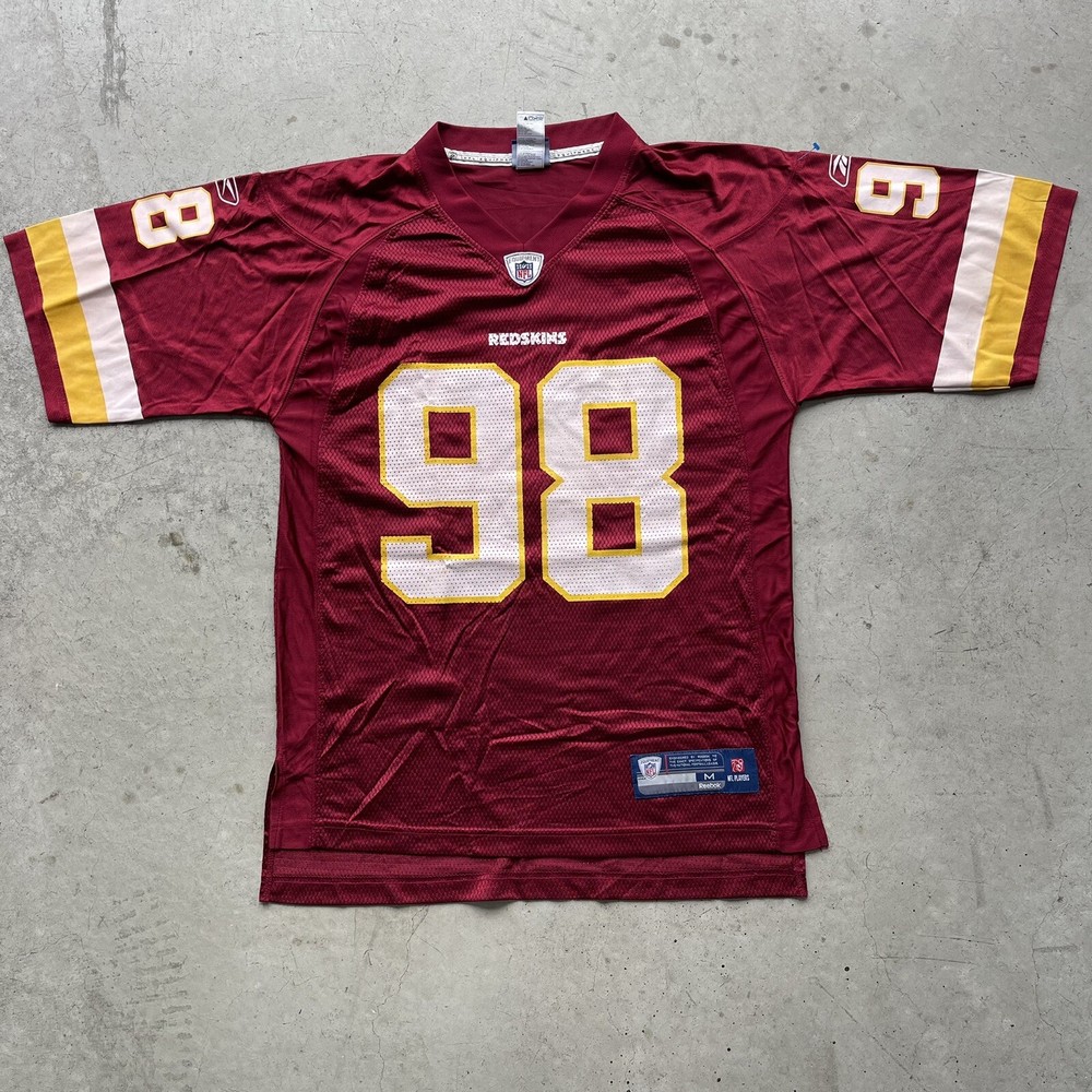 2000s Brian Orakpo #98 Washington Redskins Reebok Rookie NFL Jersey Men's Medium