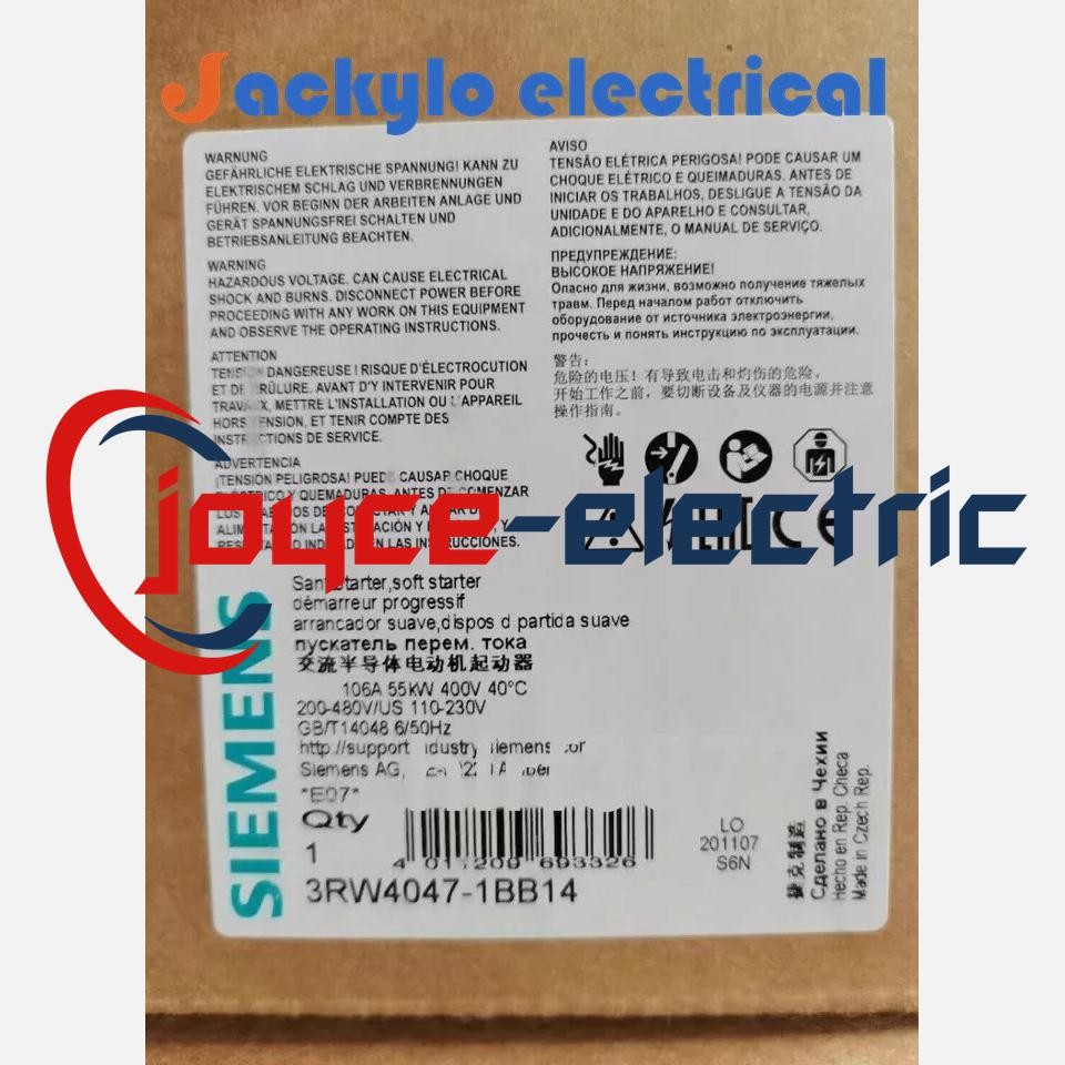 Brand NEW Siemens 3RW4047-1BB14 3RW40471BB14 Expedited Shipping with warranty