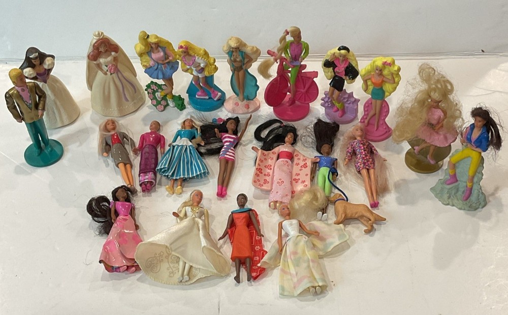 Lot of 22 Vintage Barbie McDonald's Happy Meal Toys 90s Collection