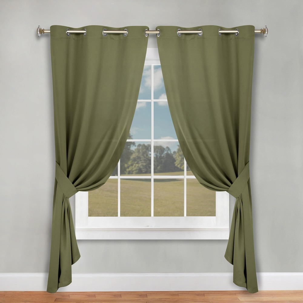 Blackout Curtains, Room Darkening, Bedroom, Drapes, Kitchen, Living Room Wind...