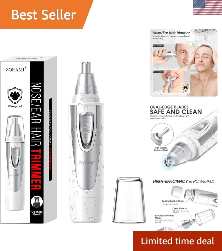 2025 Painless Ear Nose Eyebrow Facial Hair Trimmer Clipper