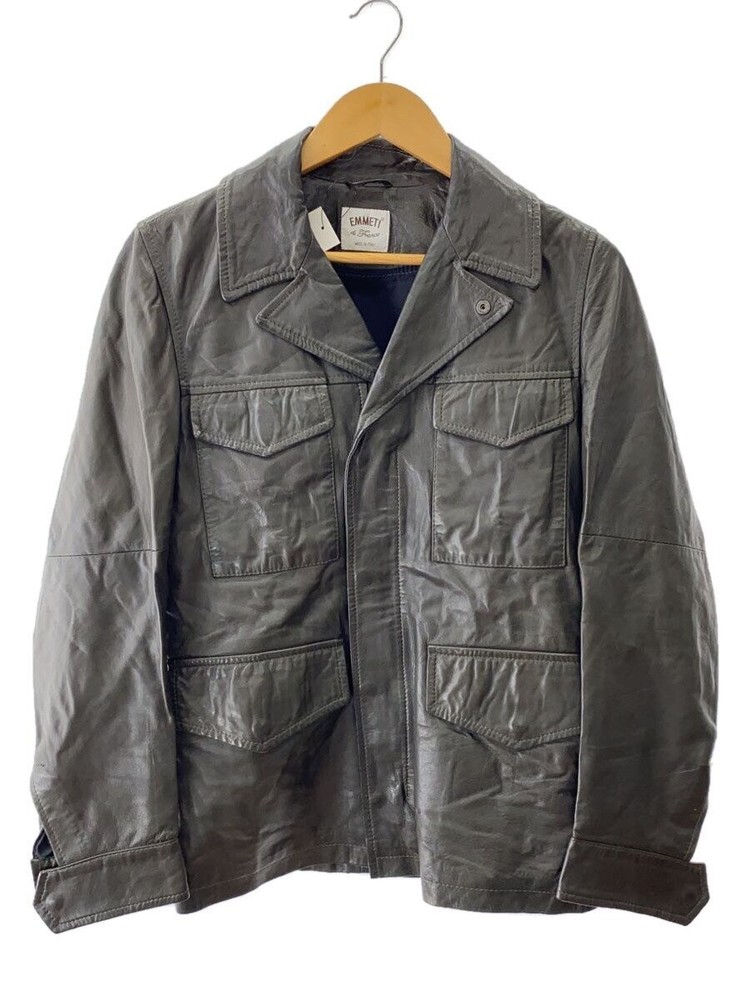 Emmeti Leather Jacket Blouson/42/Sheep Leather/Khk 3370