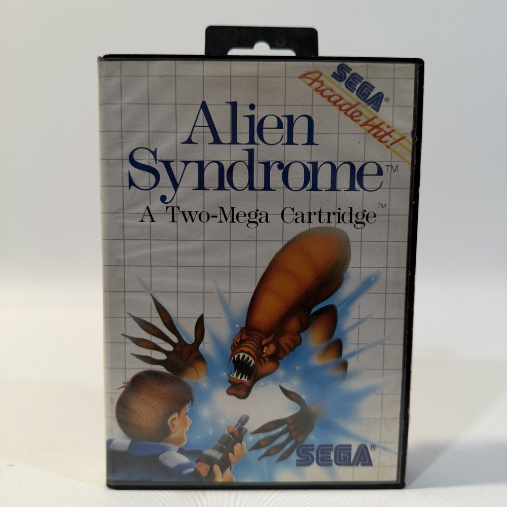 Alien Syndrome Sega Master System Sci Fi Arcade Shooter Video Game Cartridge