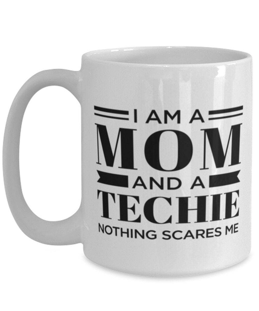 Tech Mom Mug - Funny Mother's Day Gift for Coffee-Loving Moms