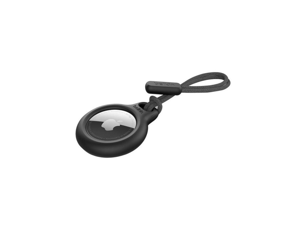 Belkin Secure Holder with Strap for AirTag in Sleek Black F8W974BTBLK