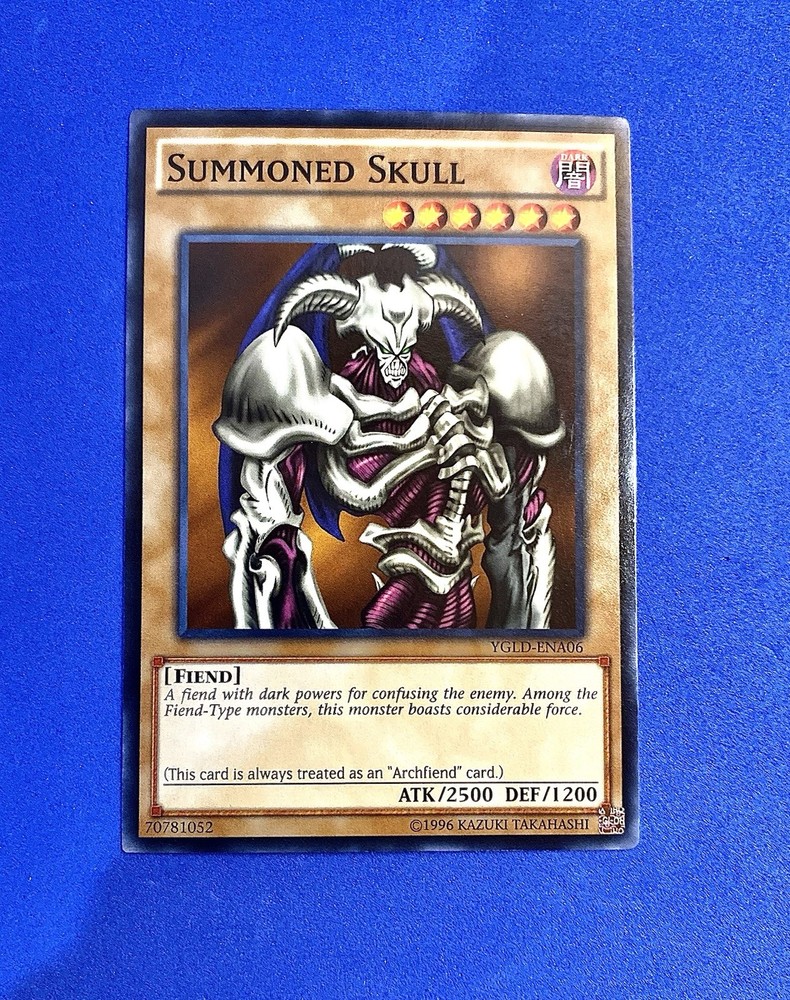 YuGiOh Summoned Skull YGLD-ENA06 Common Near Mint Condition