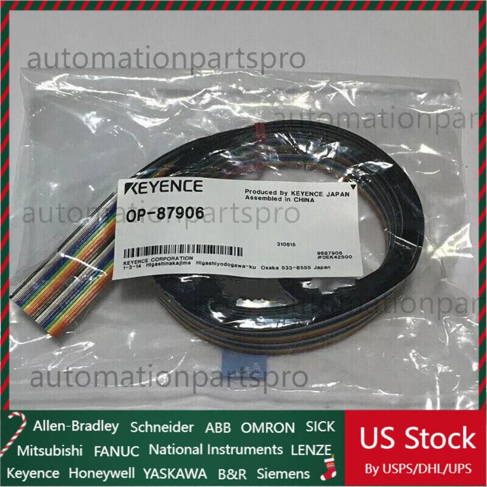 1PC New Keyence OP-87906 I/O Ribbon Cable OP87906 In Box Brand new US Free TAX